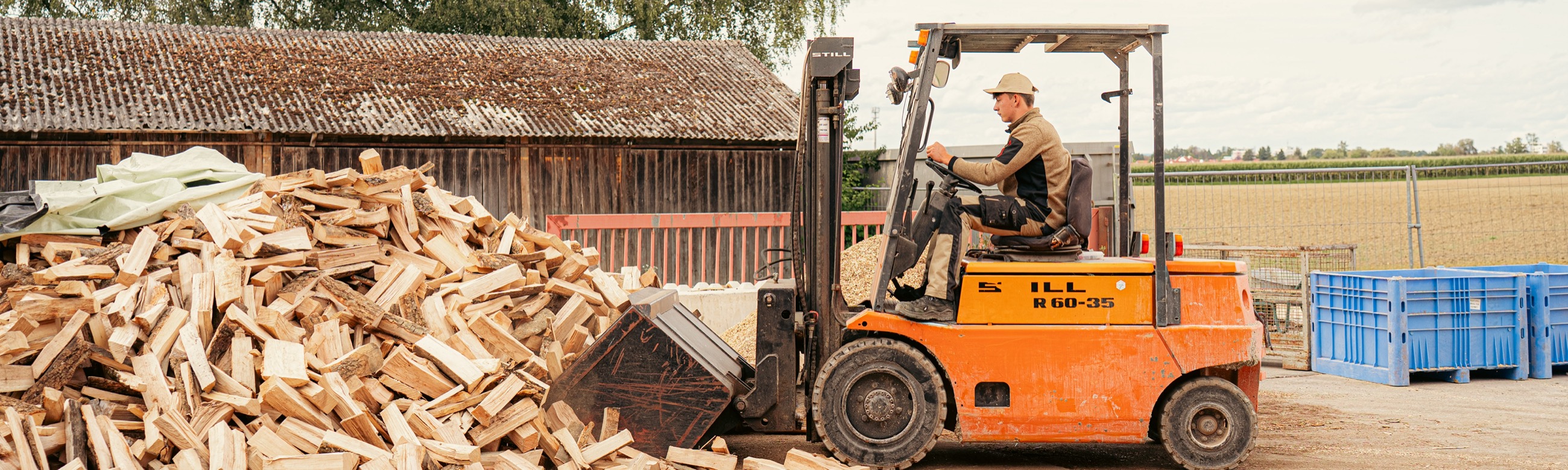Brennholztankstelle Augsburg – Selbstabholung
