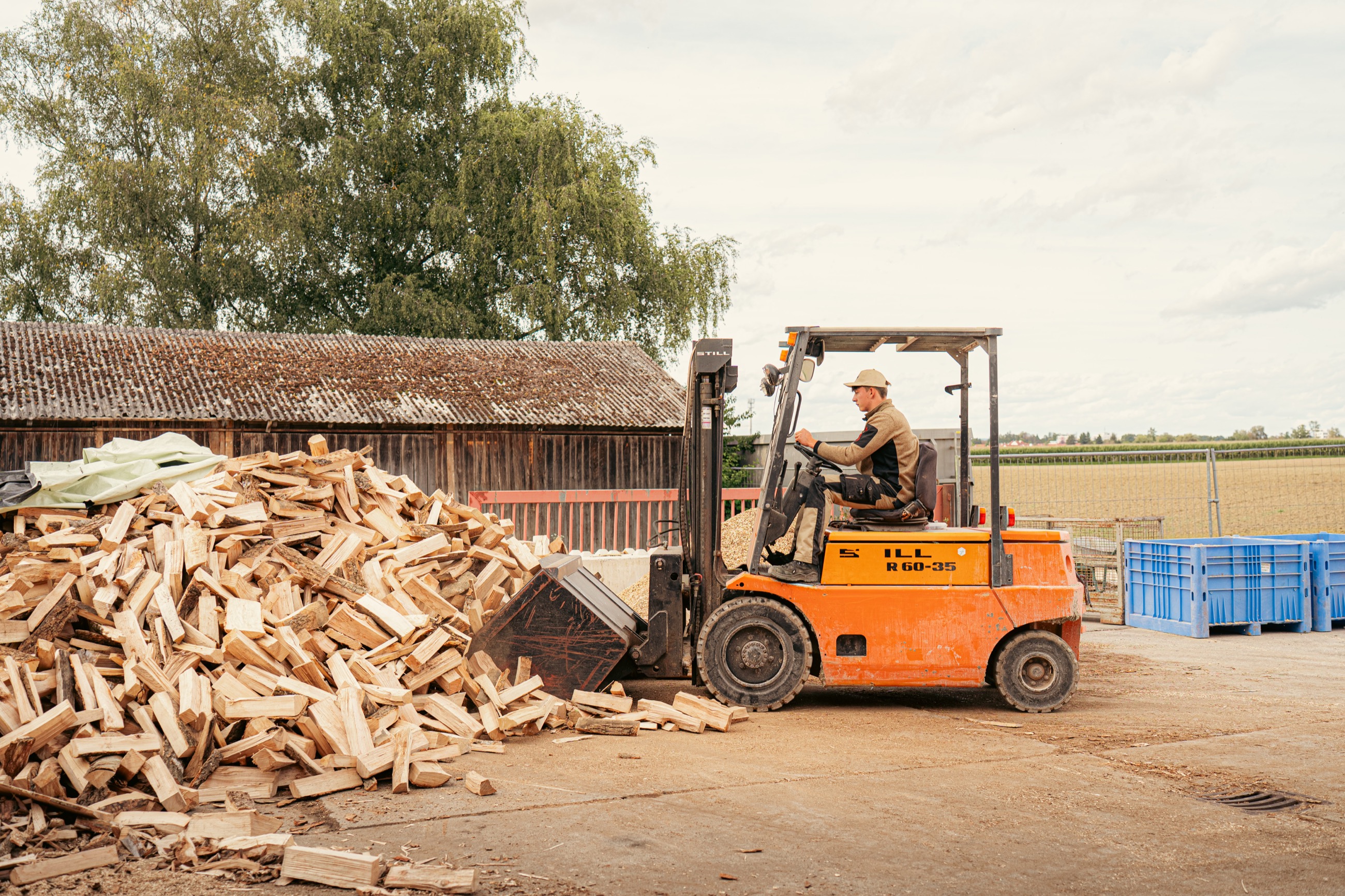 Reinigungs- und Absiebanlage in der Übersicht