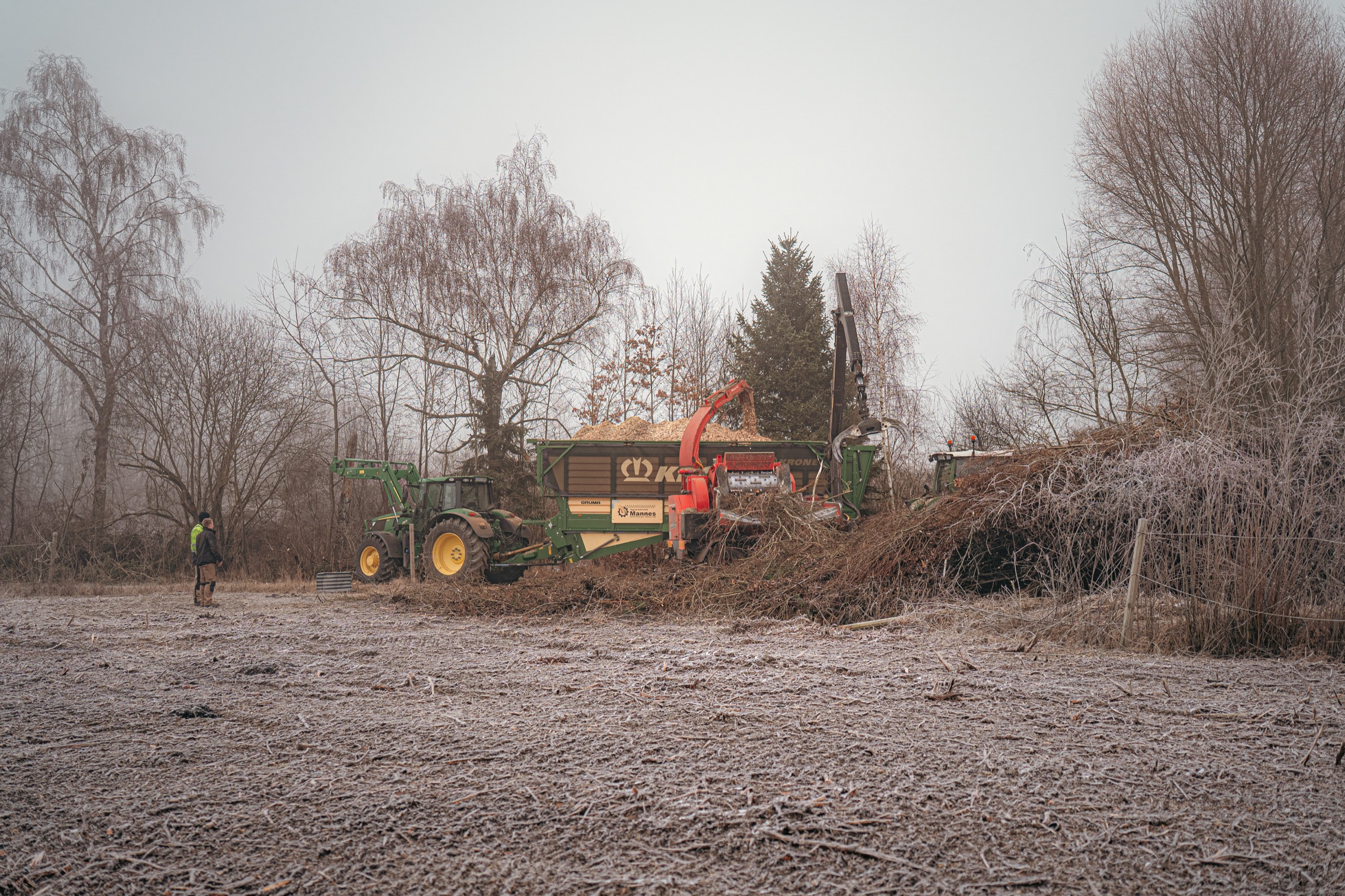 Holzhackschnitzel – Produktion und Lieferung