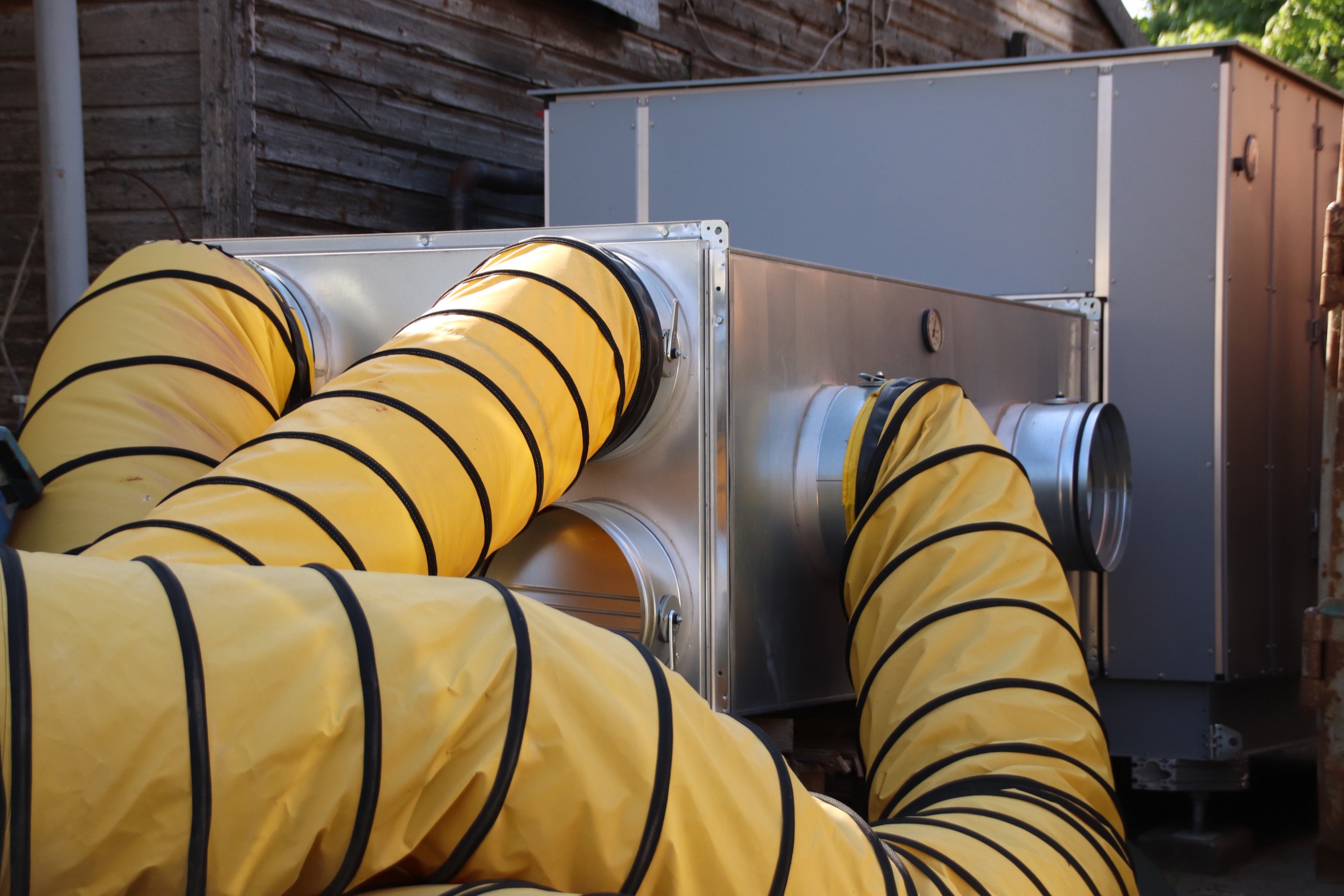 Kammertrocknung vor Ort