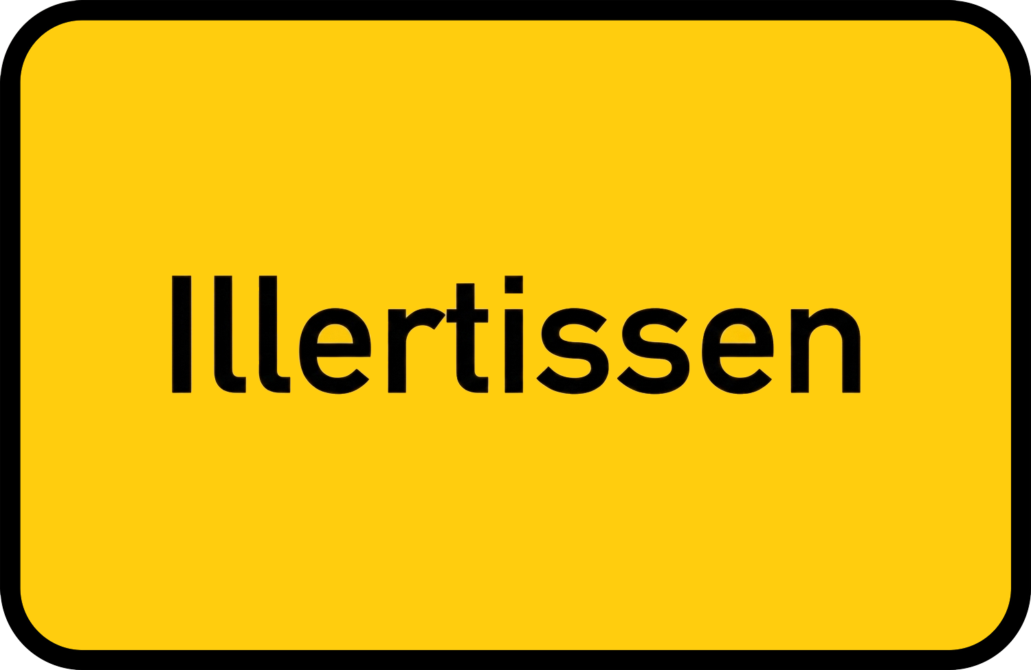 Ortseingangsschild Illertissen