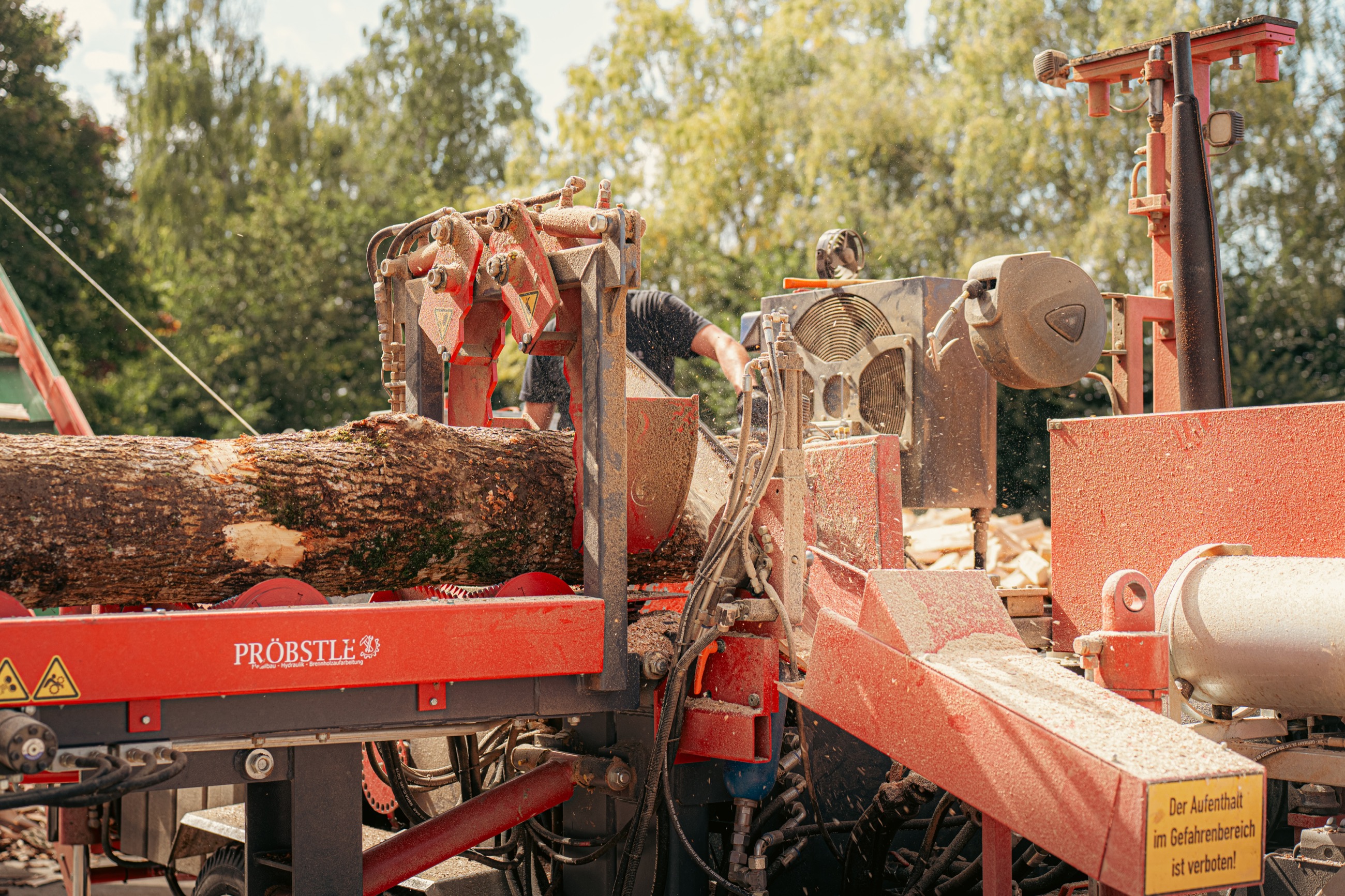 Holzproduktion – Verarbeitung und Zuschnitt